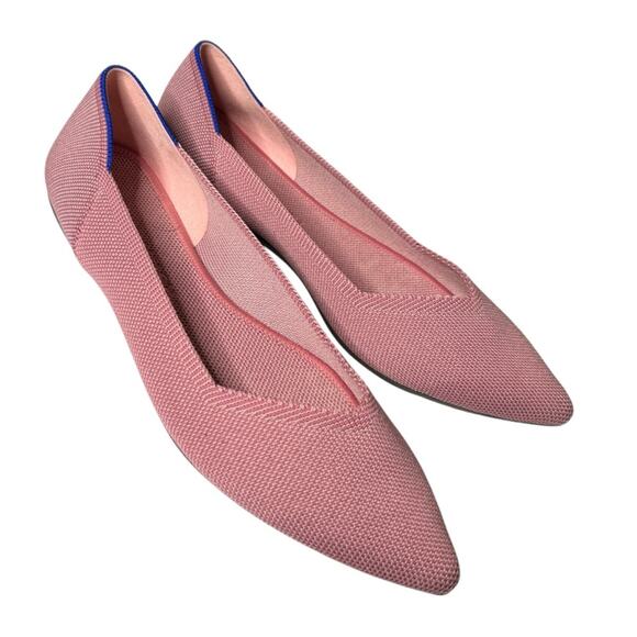 Rothy's The Point in Retired Rosebud Light Pink sz 10 - Picture 2 of 10